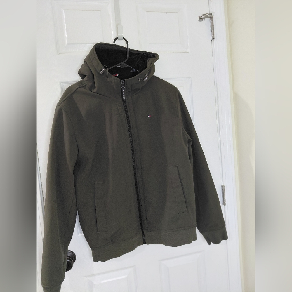 Tommy Hilfiger Men's Size M Olive Green Jacket - Picture 2 of 14
